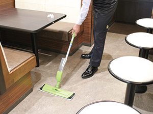 バブルウォーターPROグリーン　床掃除